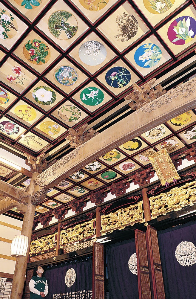 The ceiling painting of Fukushou Temple in&nbsp;Noto.